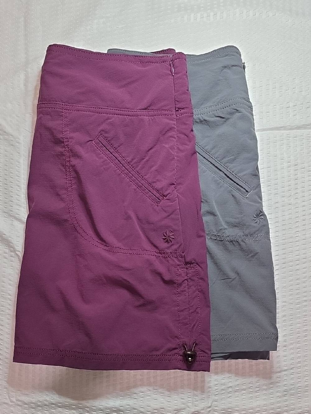 Athleta Berry and Gray Mini Skirts/Skorts Size 6 Lot of 2